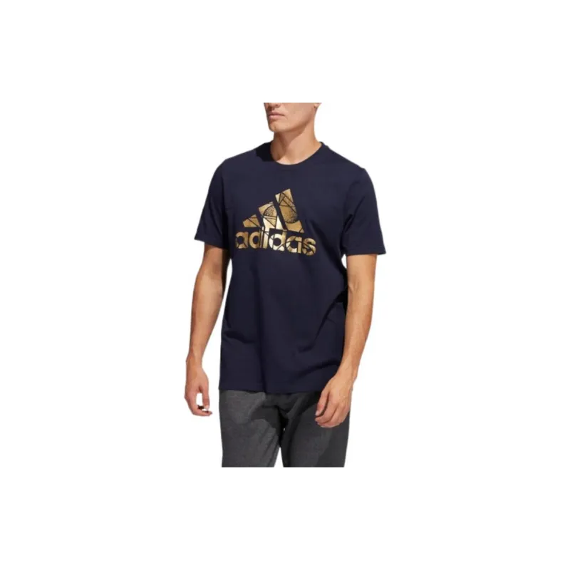 Adidas T Shirts Men Dark Blue-1