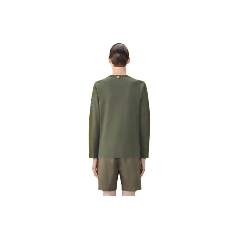 THOM BROWNE 4 Bar Striped Crewneck Sweatshirt-2