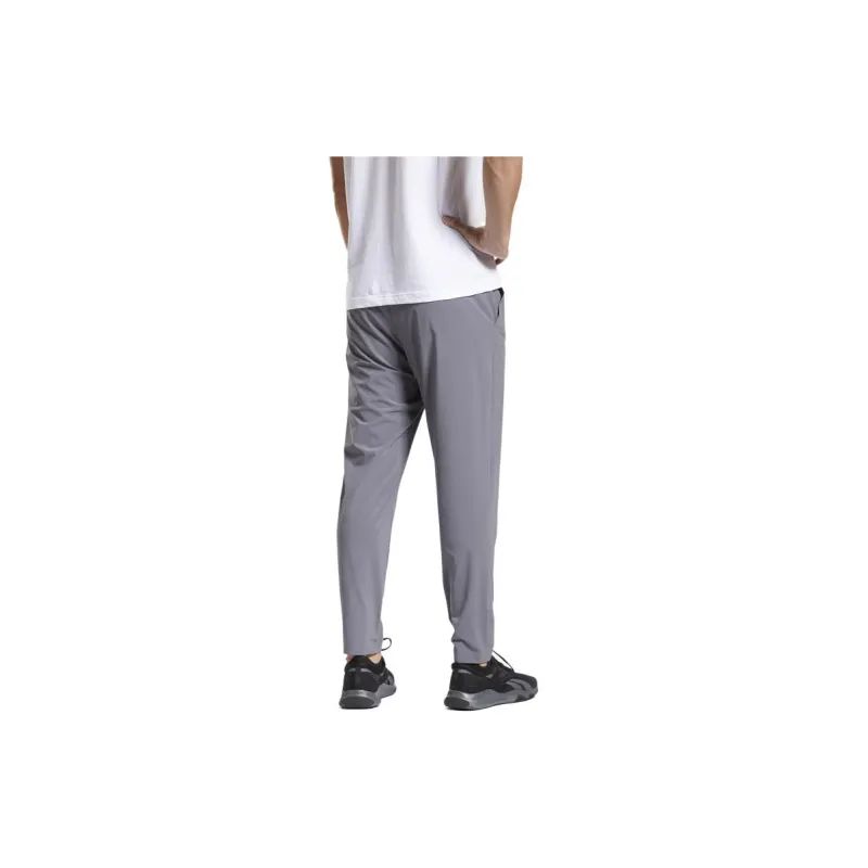 Reebok Knitted Sweatpants Men Light Gray Black-3
