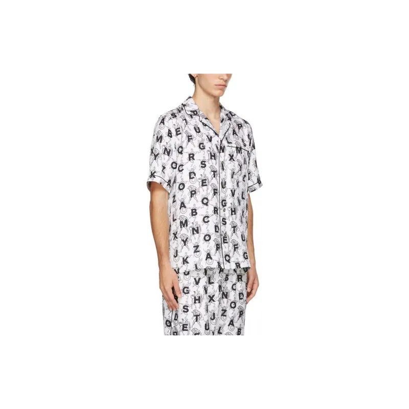 Burberry Shirts Men White-3