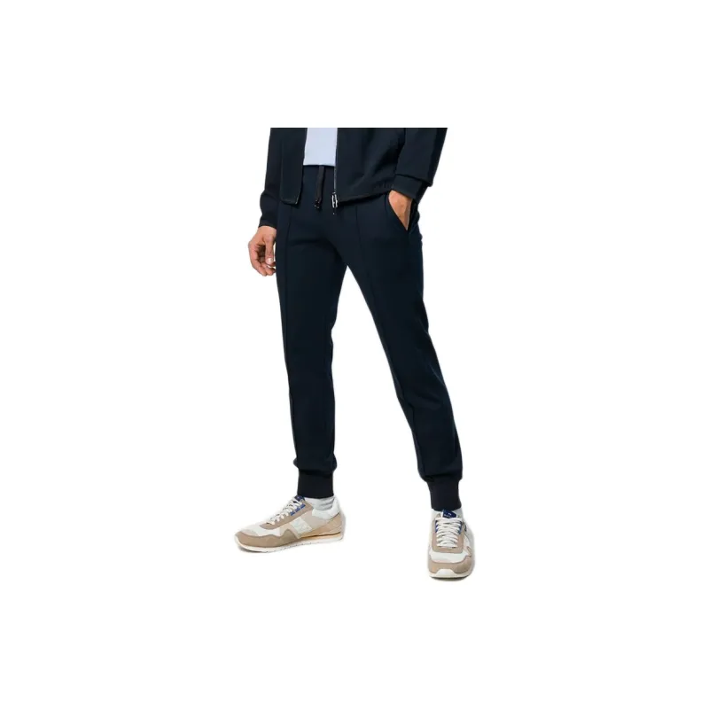 EMPORIO ARMANI Knitted Sweatpants Men Blue-1