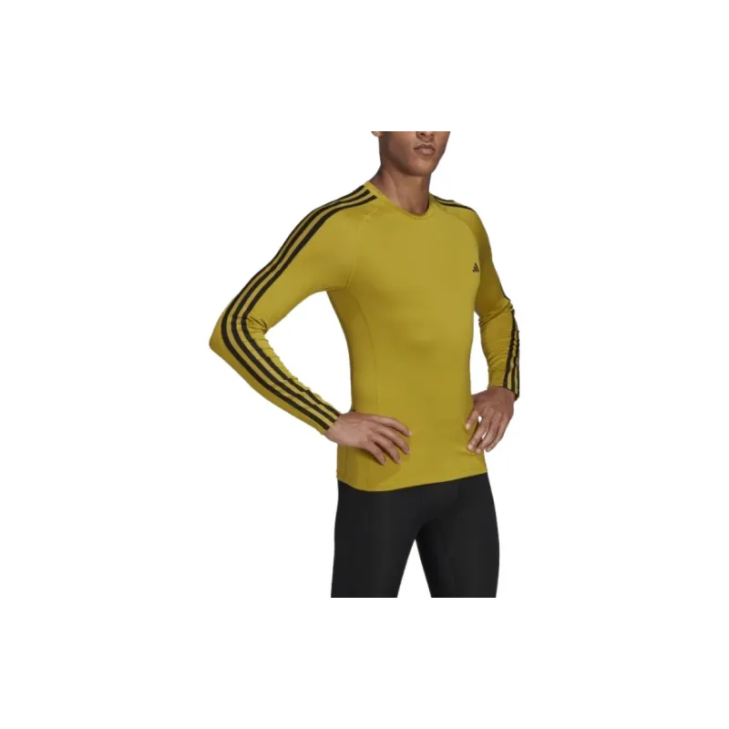 Adidas Techfit 3 Stripes Training Long Sleeve Tee-4