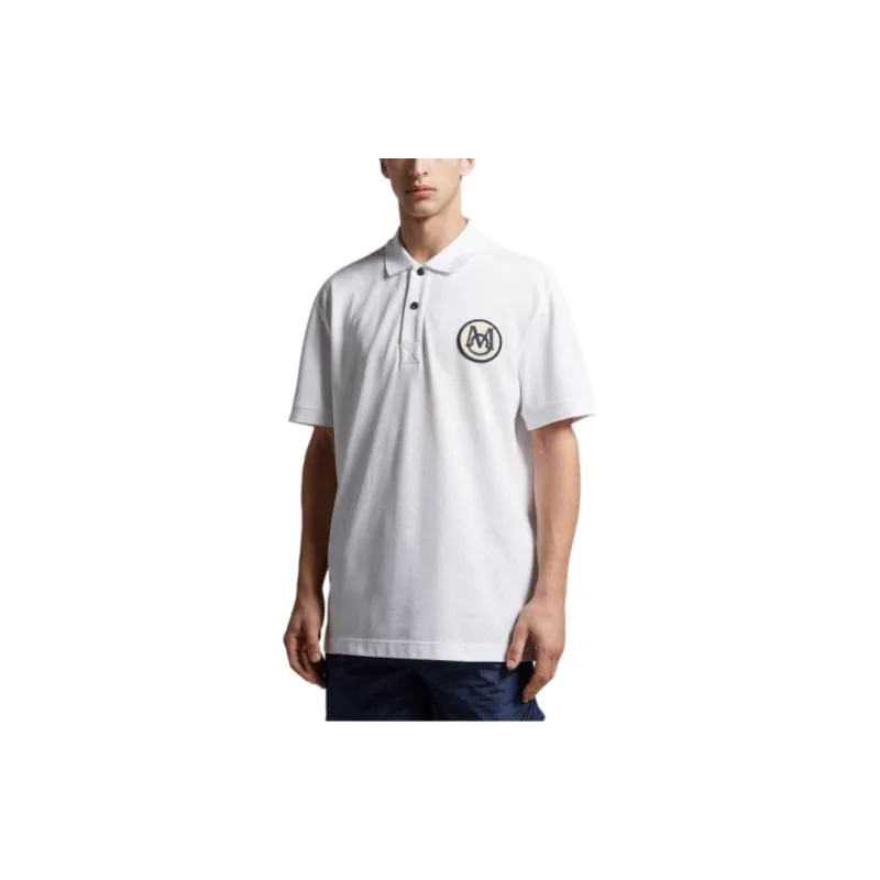 Moncler SS23 Polo Shirt Men's White-3