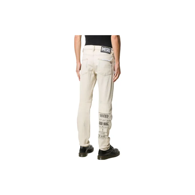DIESEL Jeans Men White-3