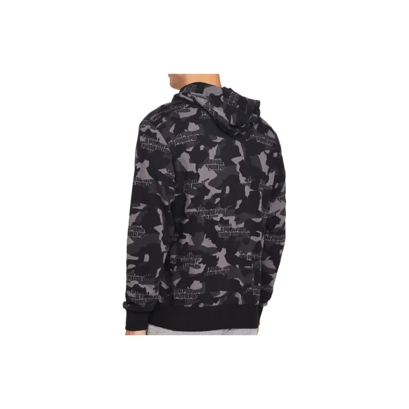 PUMA REBEL CAMO AOP Sweatshirt Men's Black-5