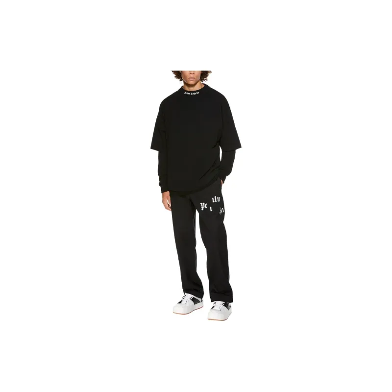 PALM ANGELS Classic Logo Print T shirt-2
