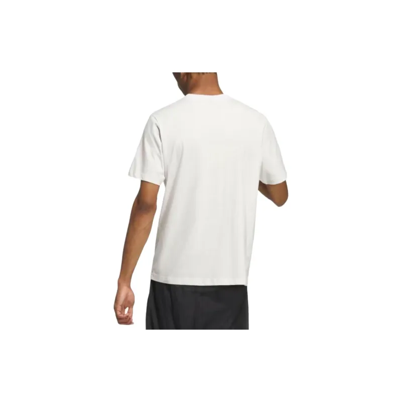 Adidas T Shirts Unisex White-3
