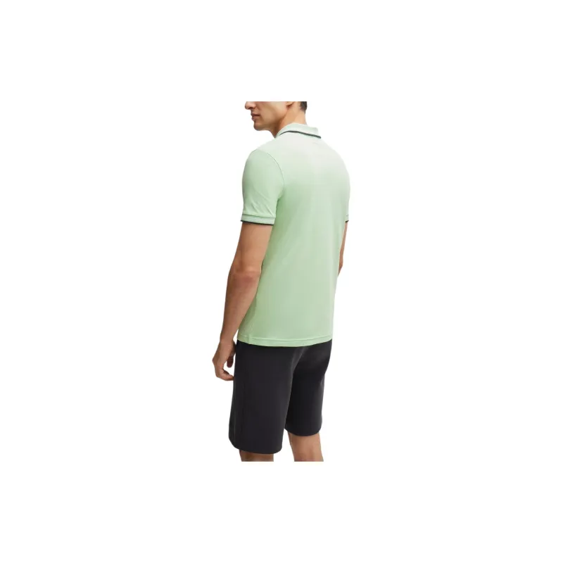 HUGO BOSS Paule 1 Stripe trim Polo Shirt-2