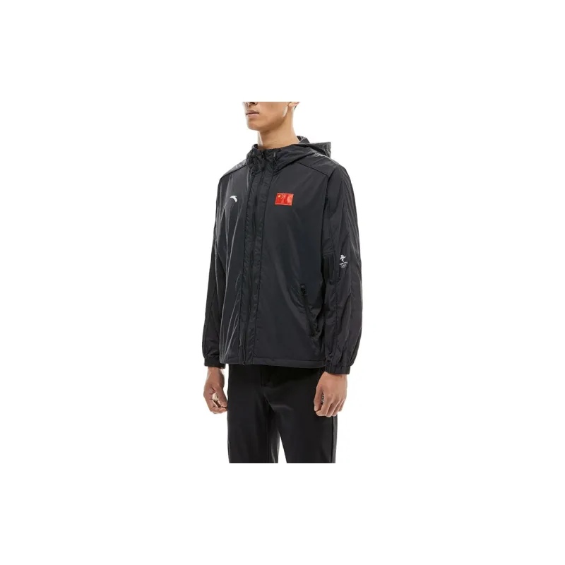 ANTA National Flag Jackets Unisex Black-4