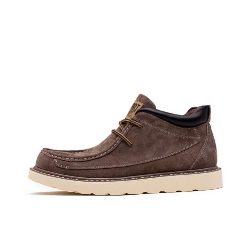 Roubini Cushioned Slip Resistant Mid Top Casual Shoes Men's