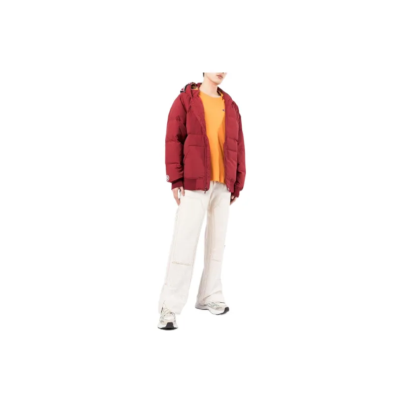 A BATHING APE Printed hood Puffer Jacket-1