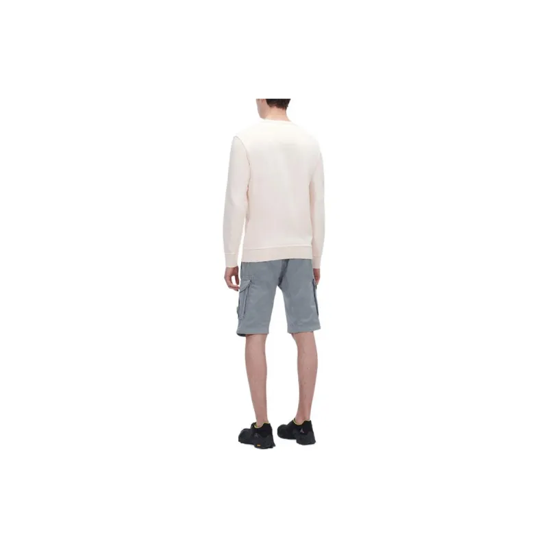 C.P. Company Cotton Fleece Resist Dyed Sleeve Logo Sweatshirt-2