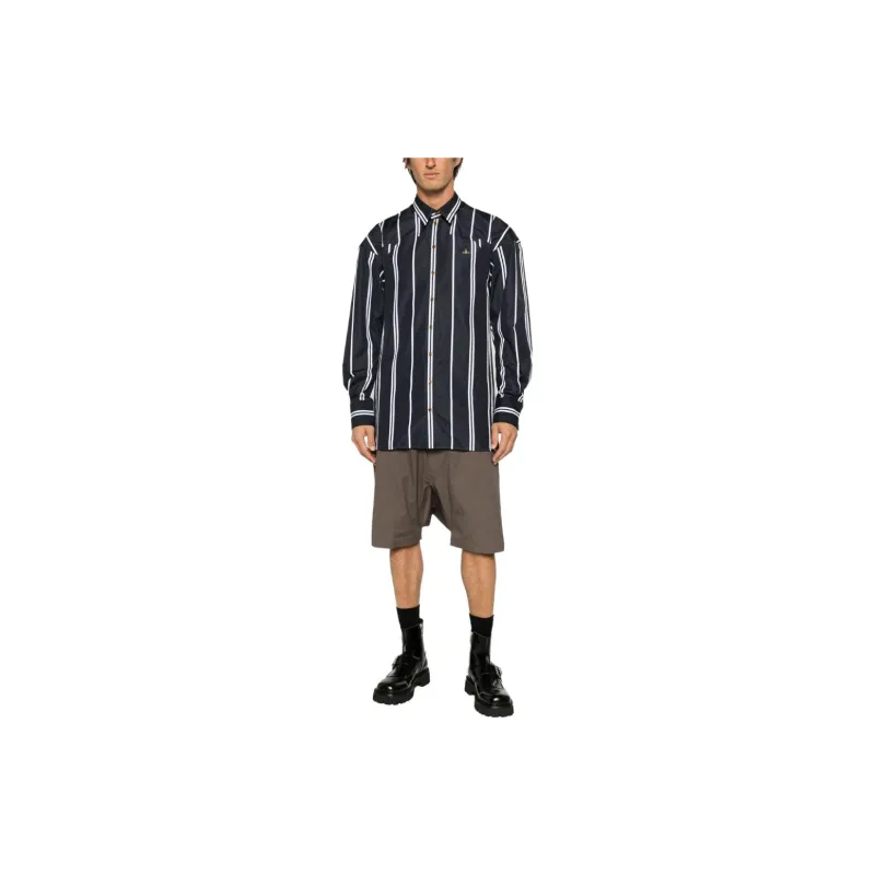 Vivienne Westwood Orb logo Stripe print Shirt-2