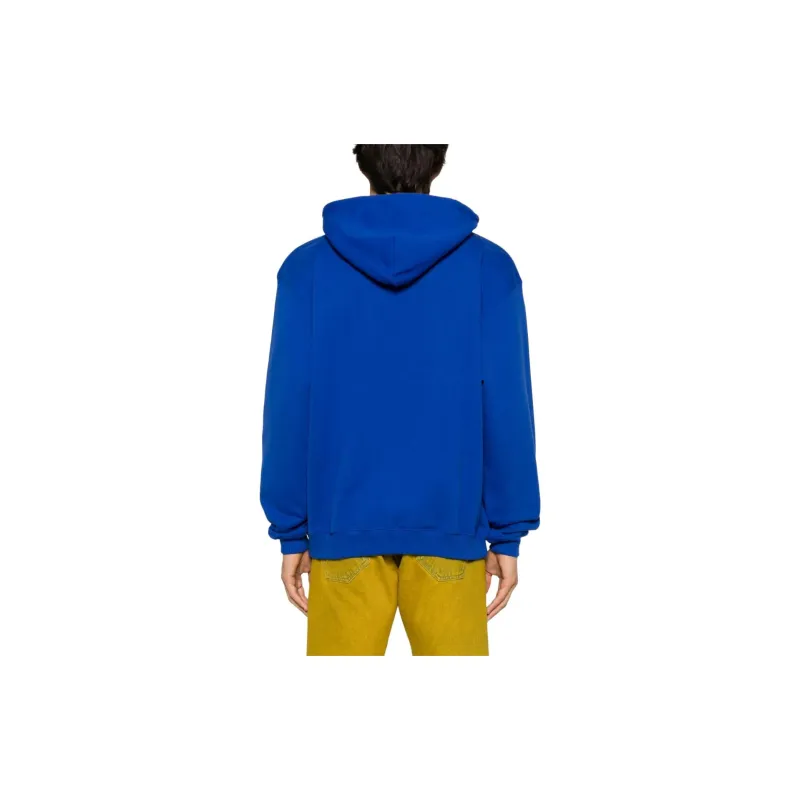 MSGM Graphic Printed Drawstring Hoodie-3