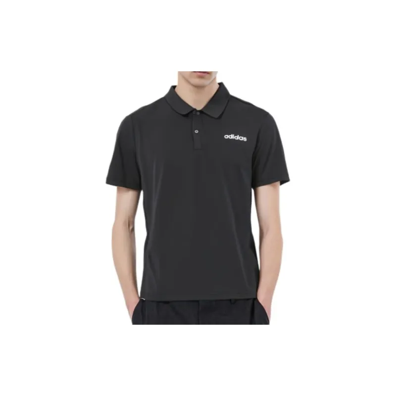 Adidas Polo Shirts Men Black-2