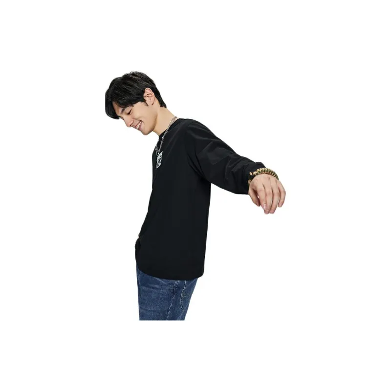 Lee SS23 Drop Shoulder Sleeve T-Shirt Men's Black-4