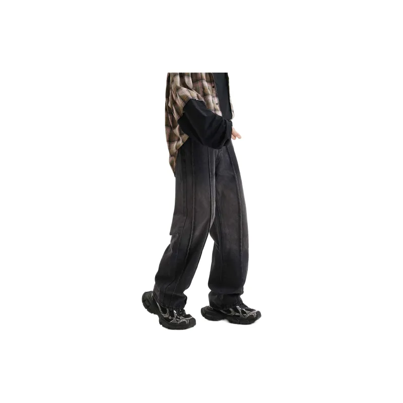 RCTAMY Jeans Unisex Black Gray-6