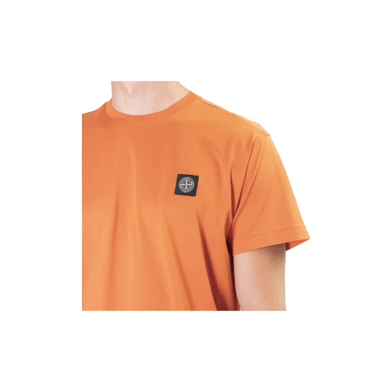 STONE ISLAND SS23 T Shirt Men's Orange-4