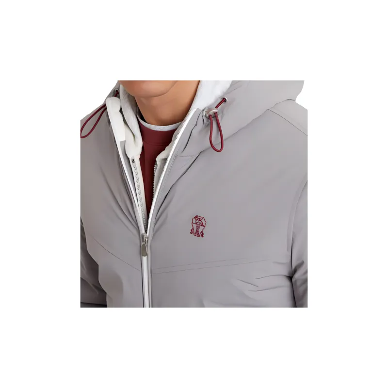 Brunello Cucinelli Water Resistant Zipped Hooded Jacket-3