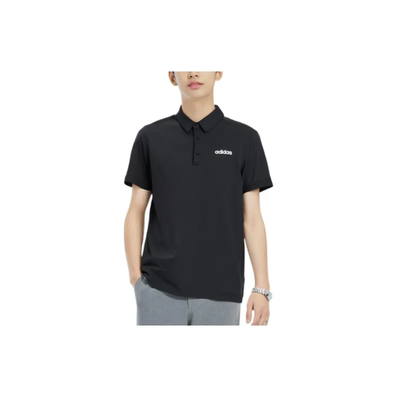 Adidas Polo Shirts Men Black-3