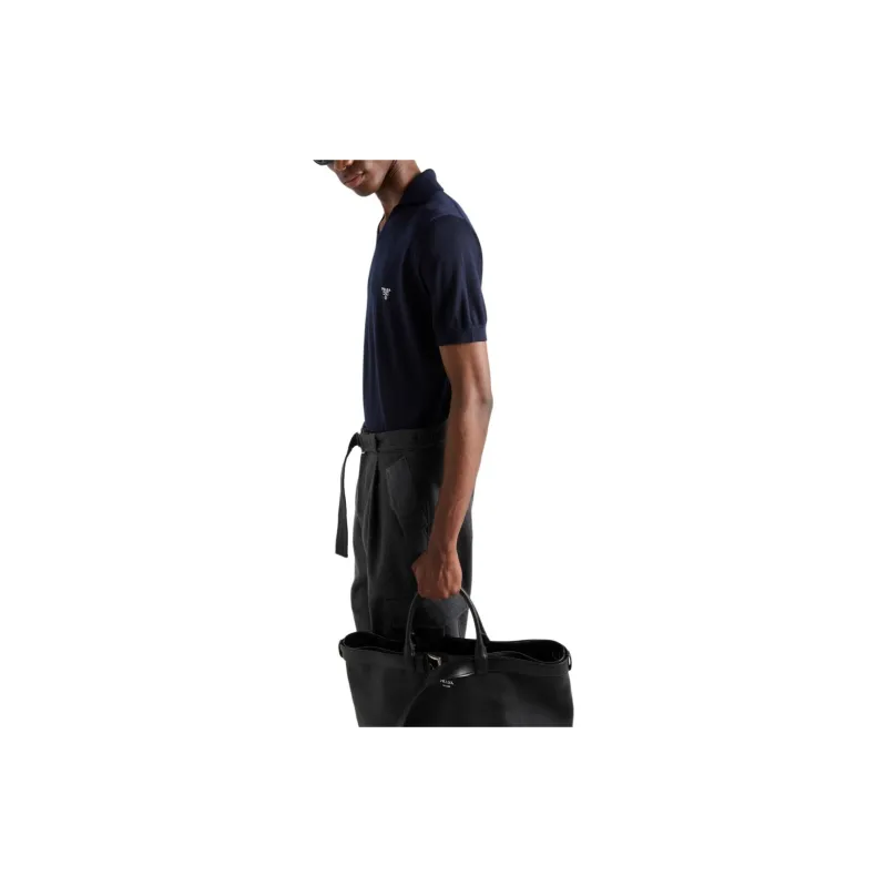 PRADA Cashmere Polo Shirt-2