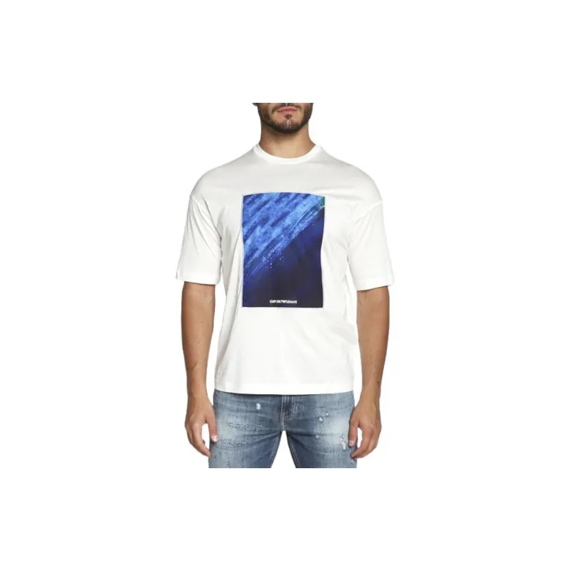 GIORGIO ARMANI T Shirts Men White-2