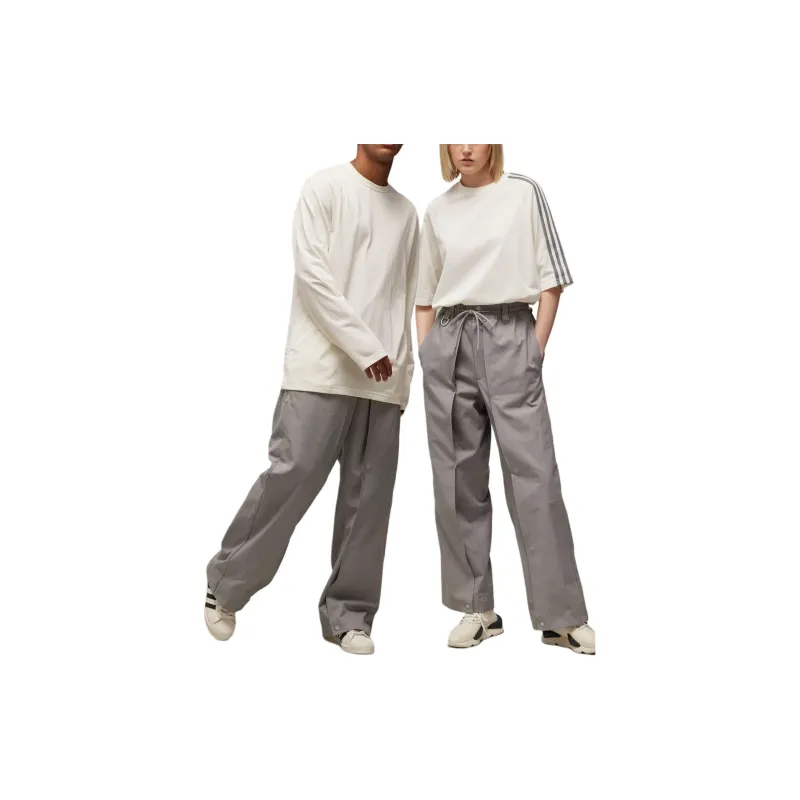 Y 3 Cotton Straight leg Trousers-2