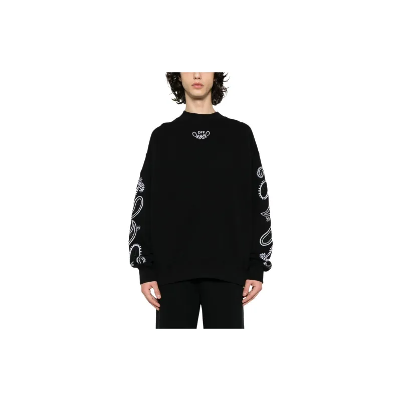 OFF WHITE Bandana Arrow Crewneck Sweatshirt-3