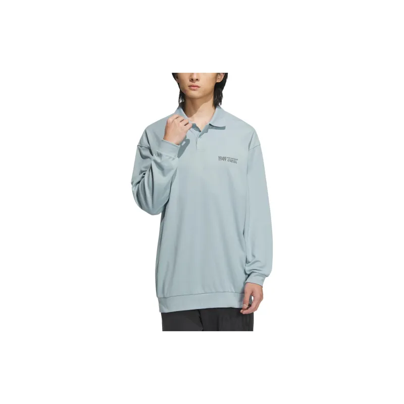 Adidas Polo Shirts Men Gray-1