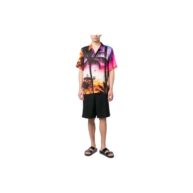 Blue Sky Inn Tropical print Short sleeved Shirt-1