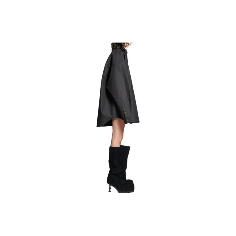 Balenciaga Outerwear Large Fit Shirt-4