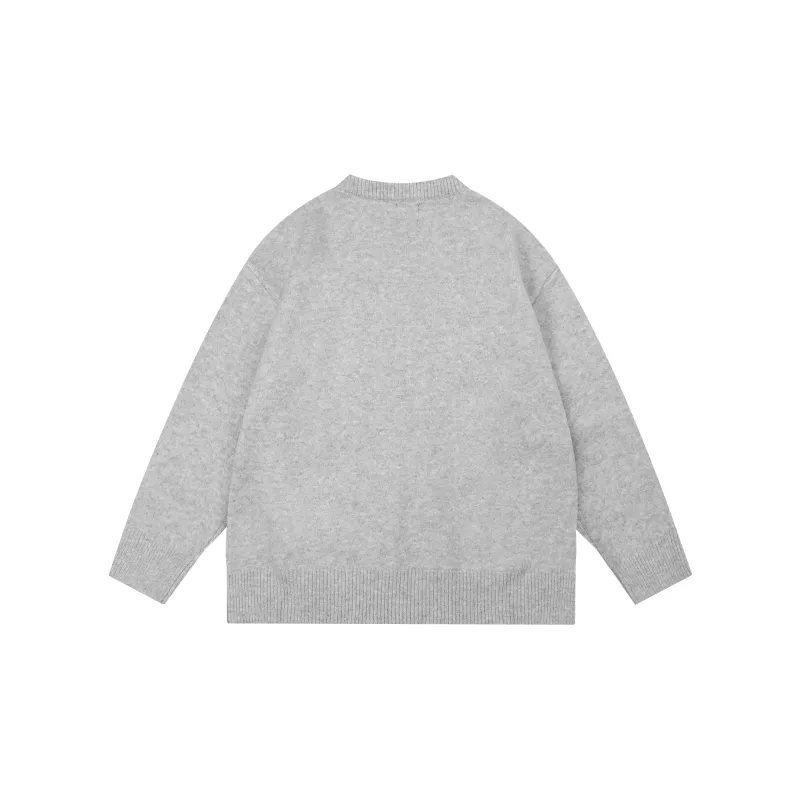 4EVER LAB Sweater Unisex Heather Gray-1