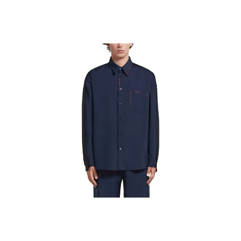 MARNI Raw Cut Boxy Shirt-2