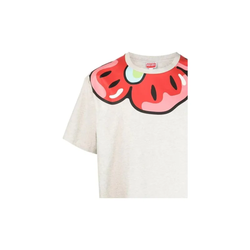 KENZO Boke Graphic Print Oversized T Shirt-4
