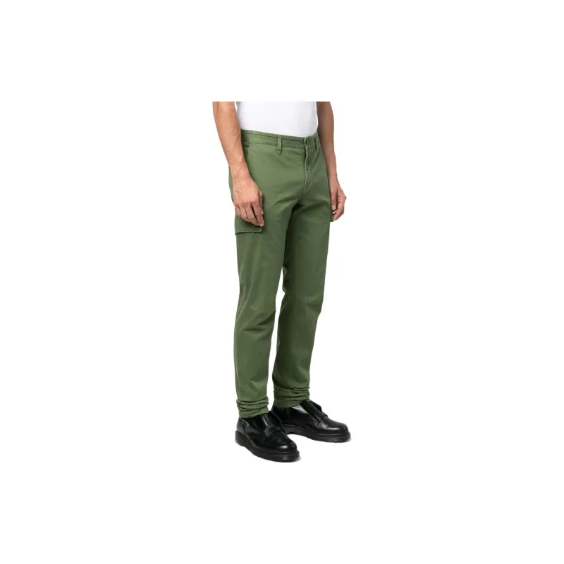 STONE ISLAND Casual Pants Men Army Green-3