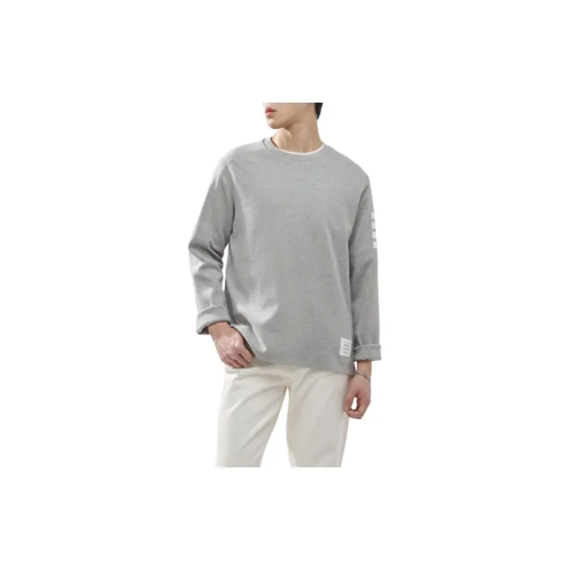 THOM BROWNE 4 Bar Striped Crewneck Sweatshirt-2
