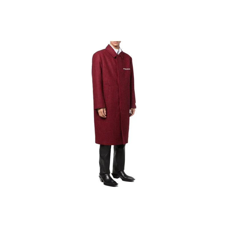VTMNTS Check print Tailored Coat-3