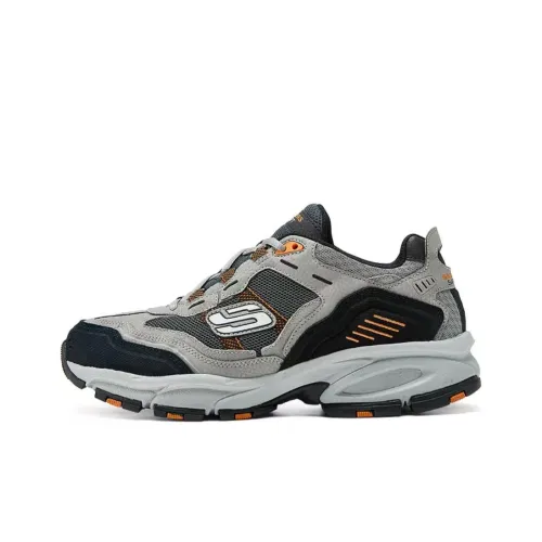 Skechers OUTDOOR MENS Outdoor Performance Shoes Men Low-Top Gray/Orange