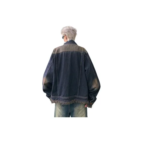SOCKKEY Denim Jacket Unisex Blue