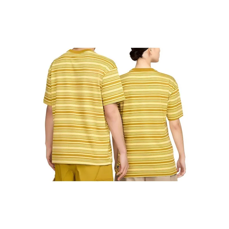 Nike T Shirts Unisex Gold-4