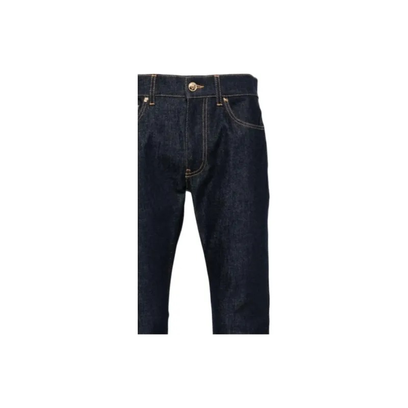 VERSACE Mid Rise Slim Cut Jeans-4