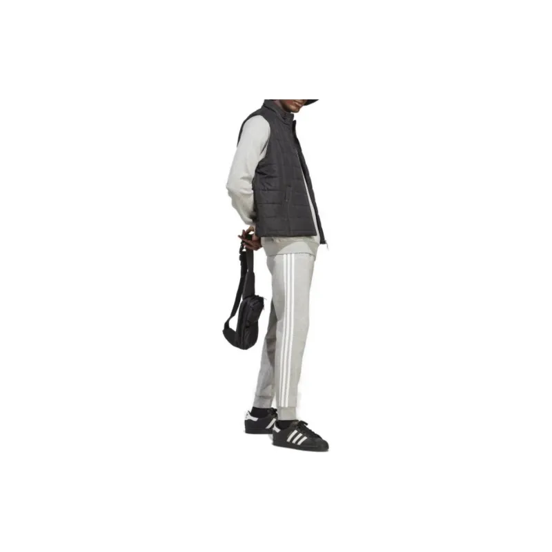 Adidas Originals 3 Stripes Casual Pants Men's Gray-3