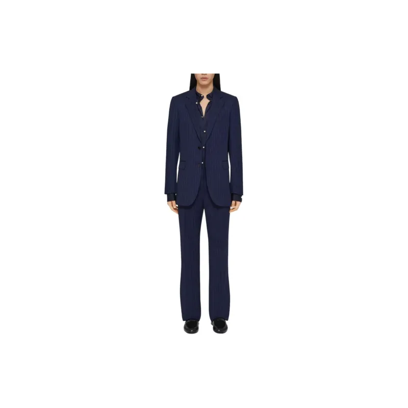 Givenchy Slim Fit Striped Tailored Pants-1