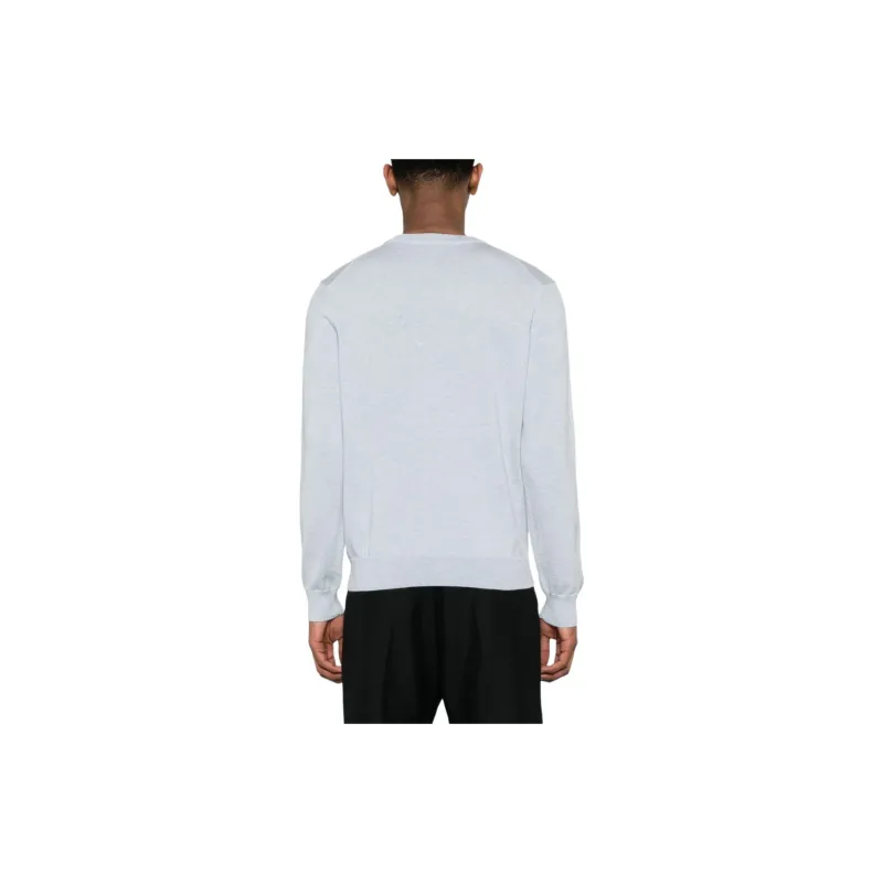 Maison Kitsune Bold Fox Head Patch Knitted Jumper-2