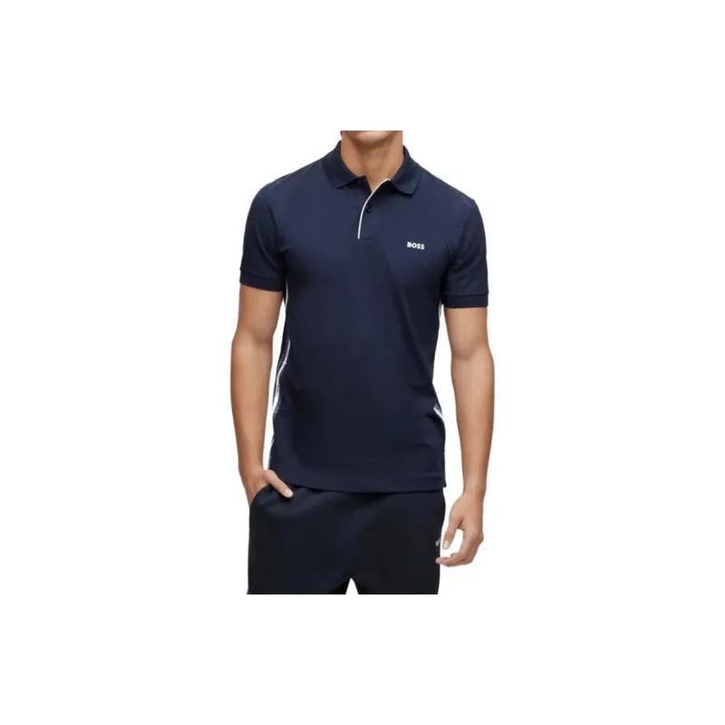 HUGO BOSS Polo Shirts Men Dark Blue-2