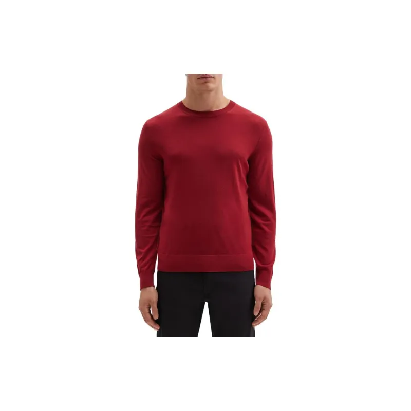THEORY SS24 Sweater Men's Red Peony-1