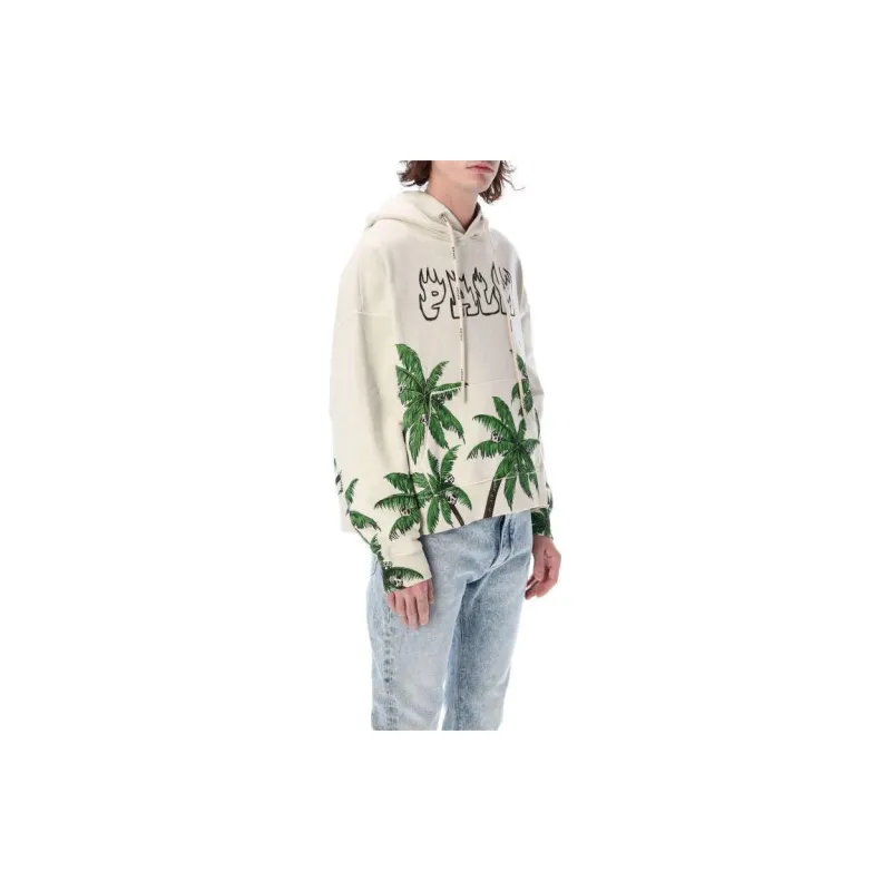 PALM ANGELS Palms & Skull Vintage Hoodie-3