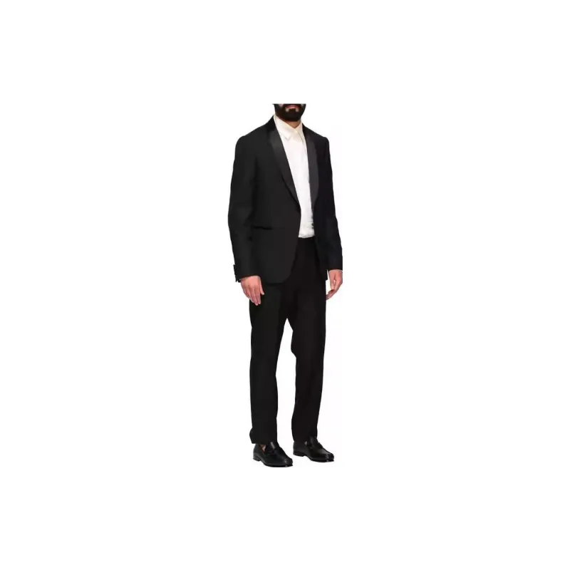Zzegna Business Suits Men Black-1