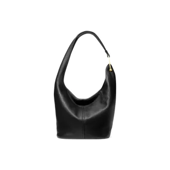 MICHAEL KORS Leather Handbag, Shoulder Bag Women's Black