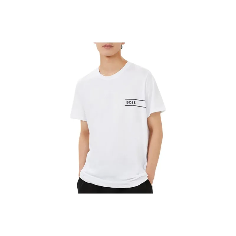 HUGO BOSS Regular T-Shirt Men's White-4